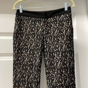 Black lace pants‎ size small